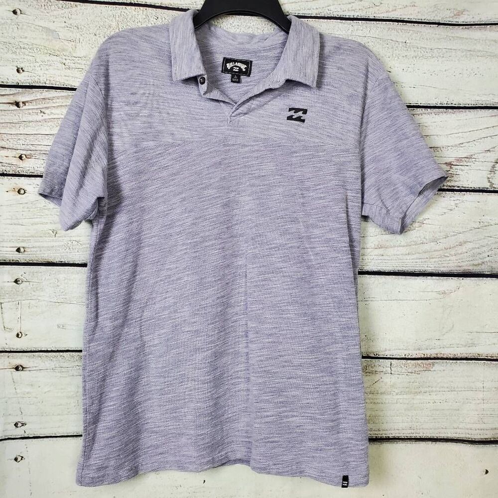 Billabong Men’s Polo Shirt Heather Gray Size S